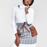 Women’s tulip long sleeved sheath dress