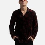 Men’s long sleeve fleece shirt