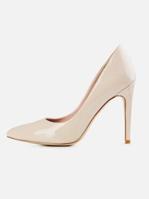 Women high heels party tan shoes